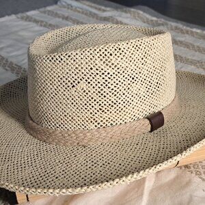 Summer Club Head Head Head Straw Hat Sz S/M Golf Style